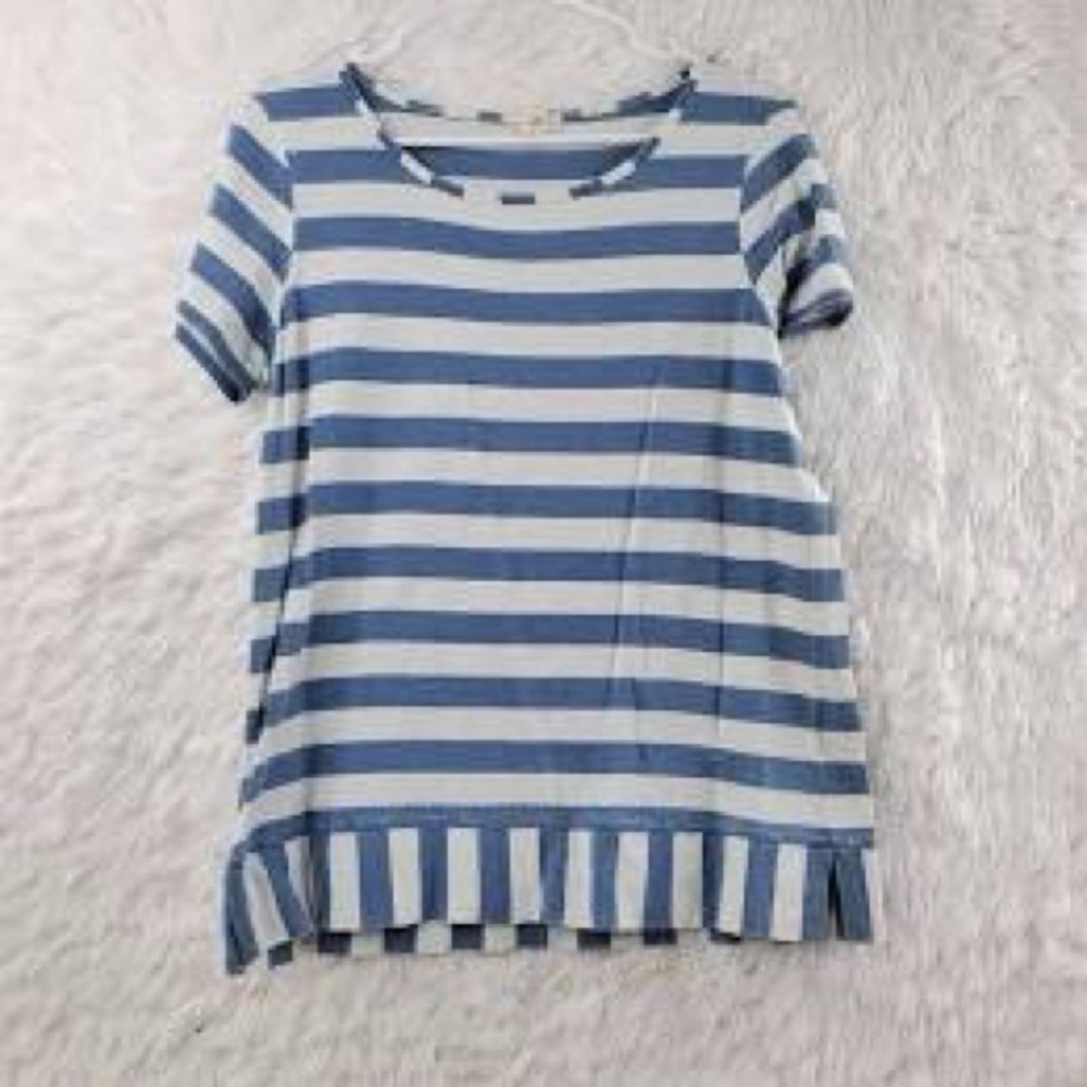 Blue Striped Blouse